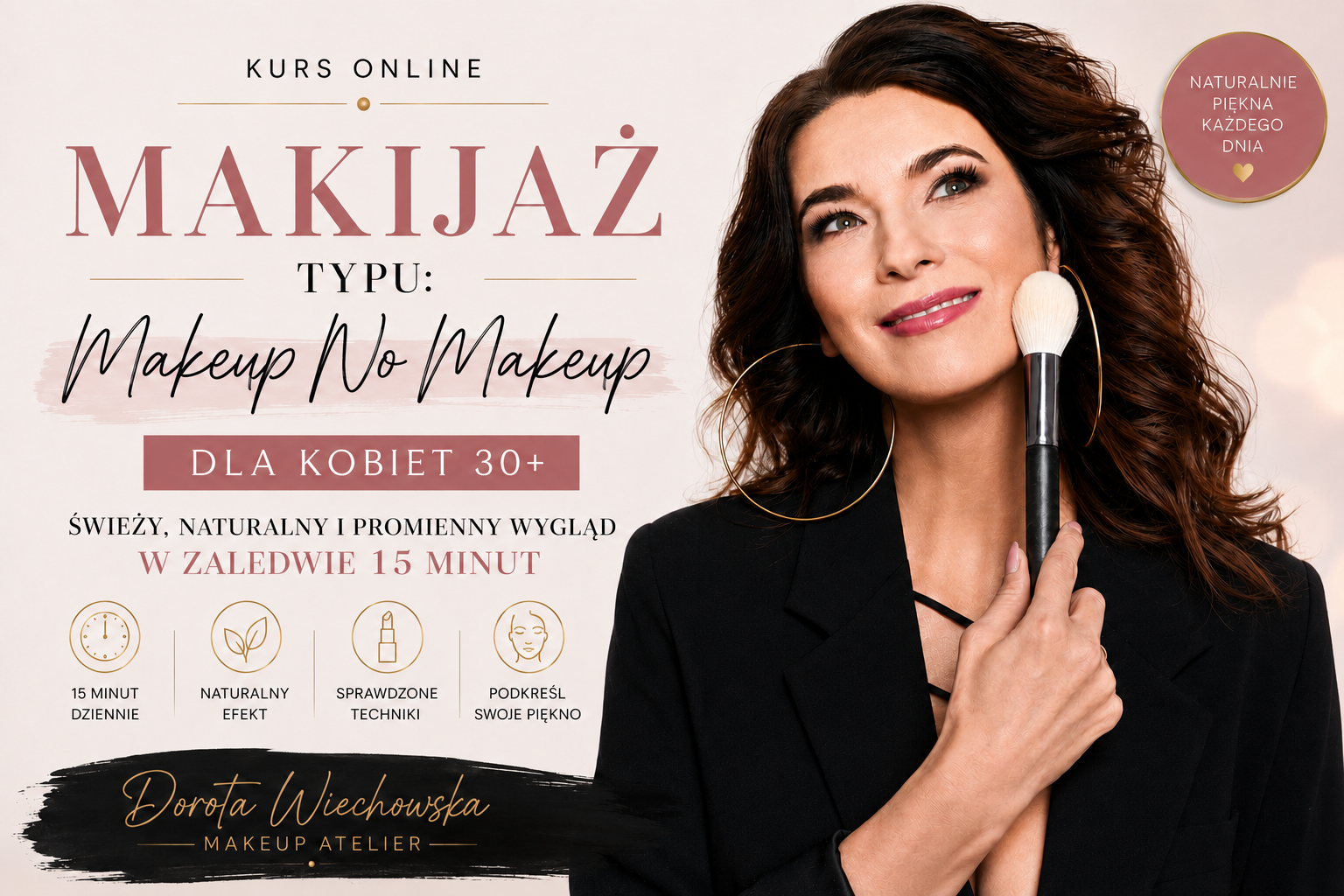 Makijaż typu: „Makeup No Makeup” dla kobiet 30+