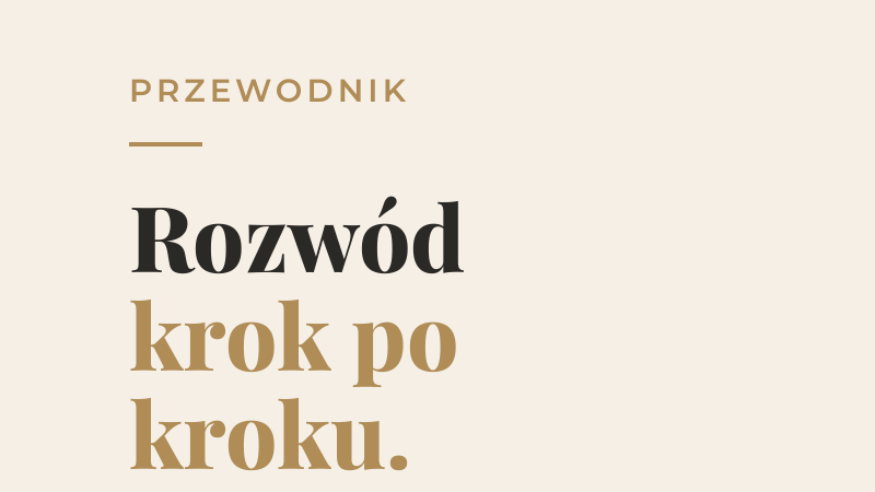 Rozwód krok po kroku