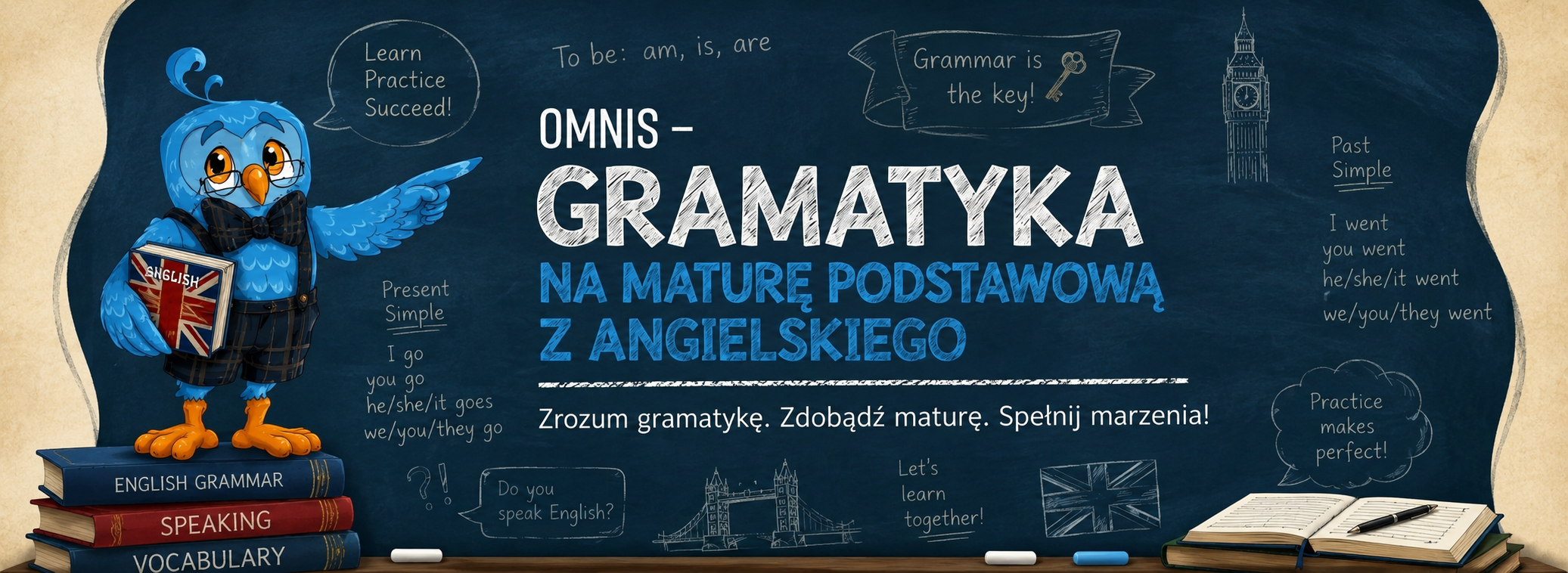 OMNIS - GRAMATYKA NA MATURĘ PODSTAWOWĄ Z ANGIELSKIEGO