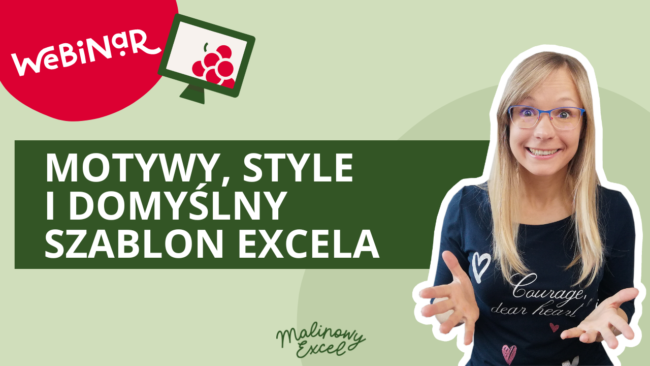 Motywy, style i domyślny szablon Excela