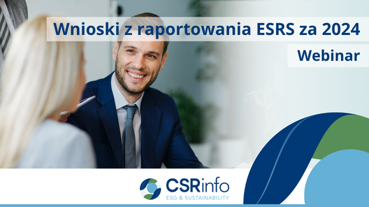 Wnioski z raportowania ESRS za 2024 rok | Webinar