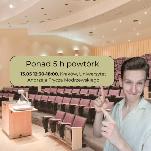 Kraków, Powtórka na żywo do matury z historii