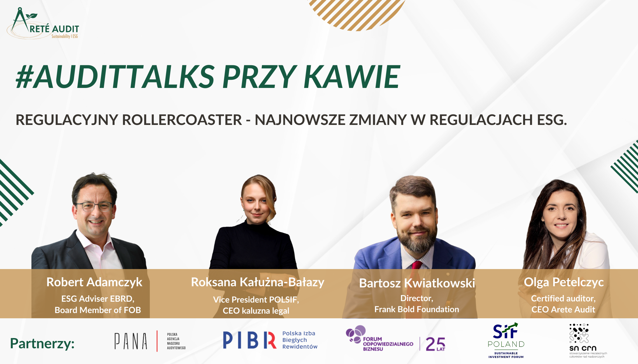 #Audittalks przy kawie: Regulacyjny rollercoaster – najnowsze zmiany w regulacjach ESG.