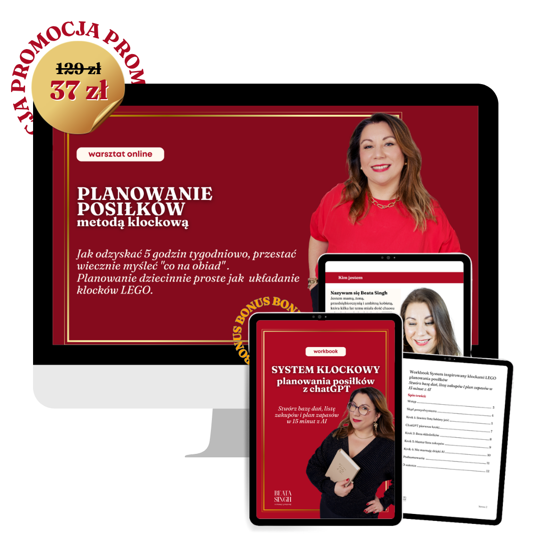 Planowanie posiłków metodą klockową