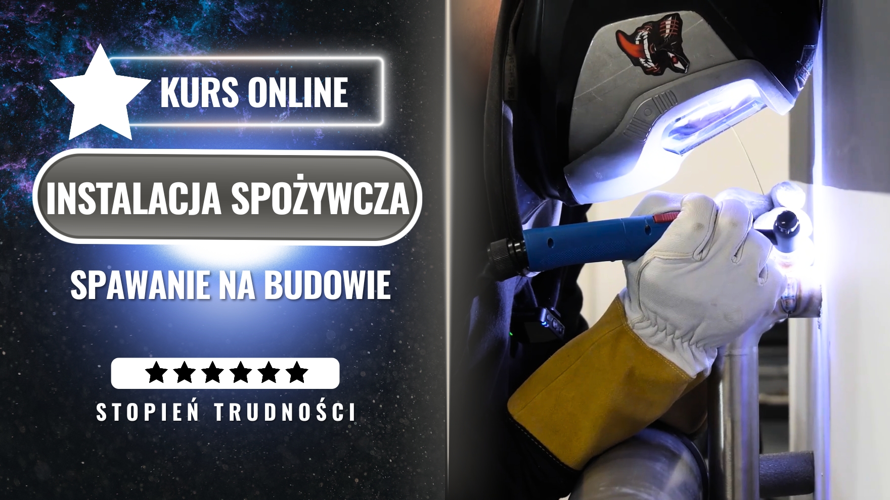 Spawanie instalacji SPOŻYWCZEJ na budowie