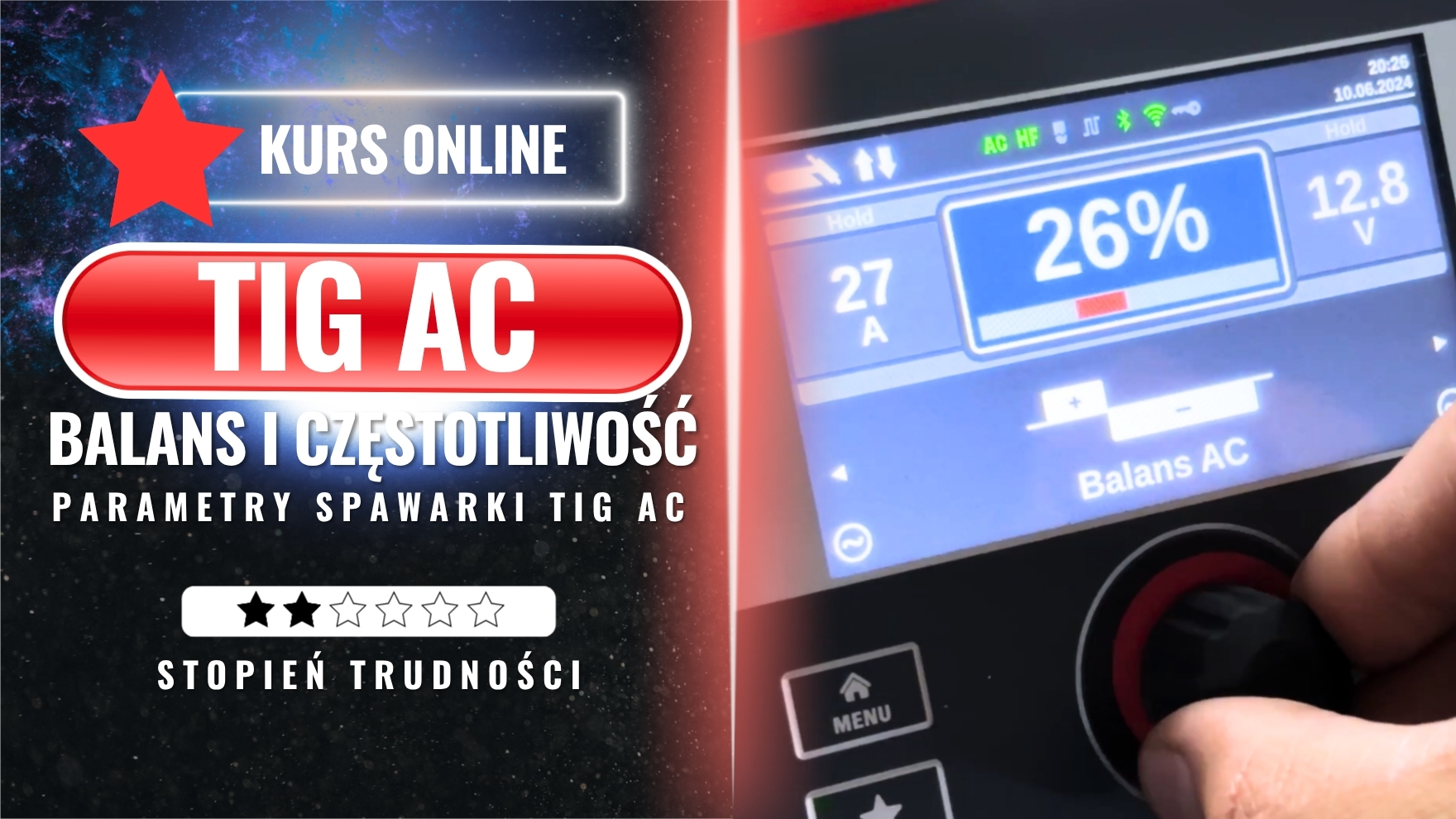 Zrozumieć BALANS AC i CZĘSTOTLIWOŚĆ AC + Parametry spawarki TIG AC
