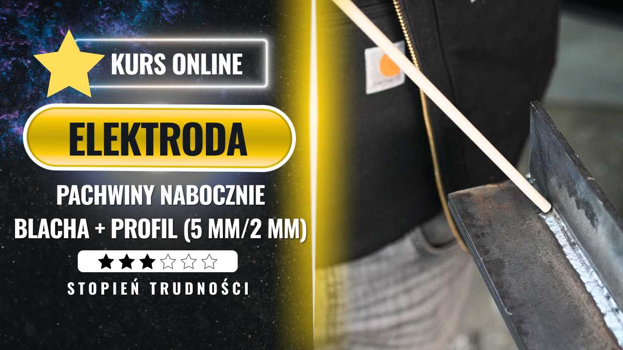 Spawaj elektrodą MMA - pachwiny nabocznie blacha i profil