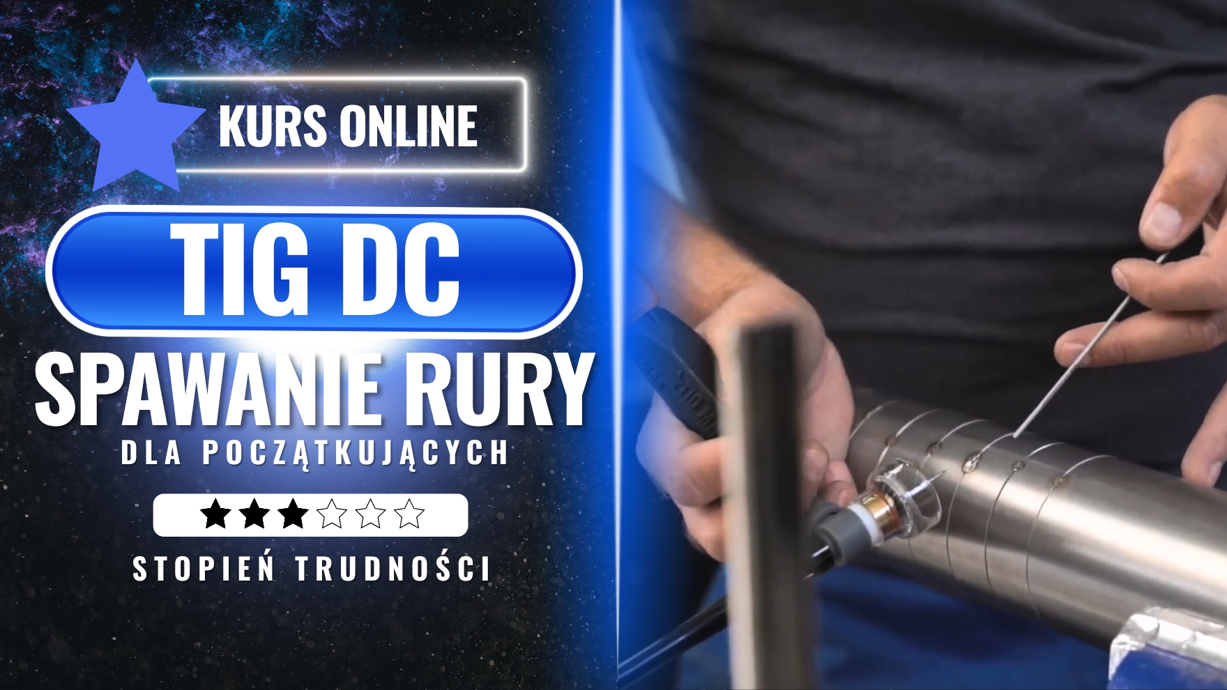 Spawanie rury DLA POCZĄTKUJĄCYCH - TIG DC