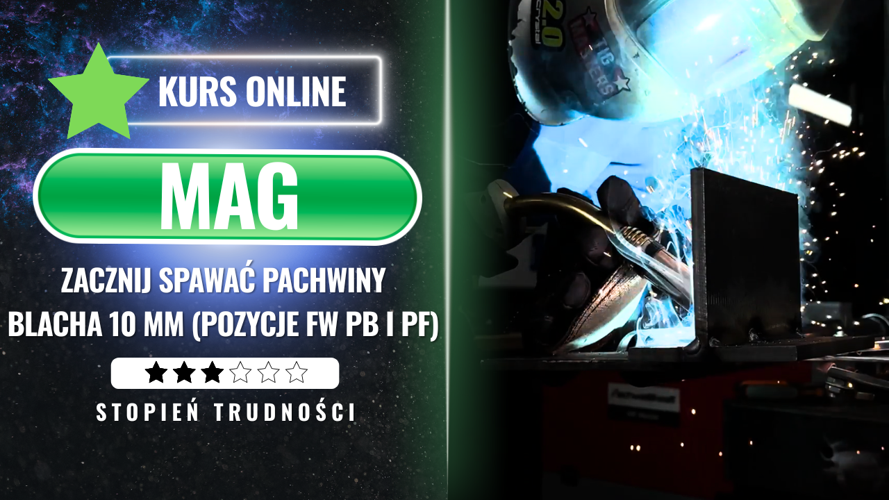 Zacznij spawać pachwiny. Blacha 10 mm (Pozycje FW PB i PF)