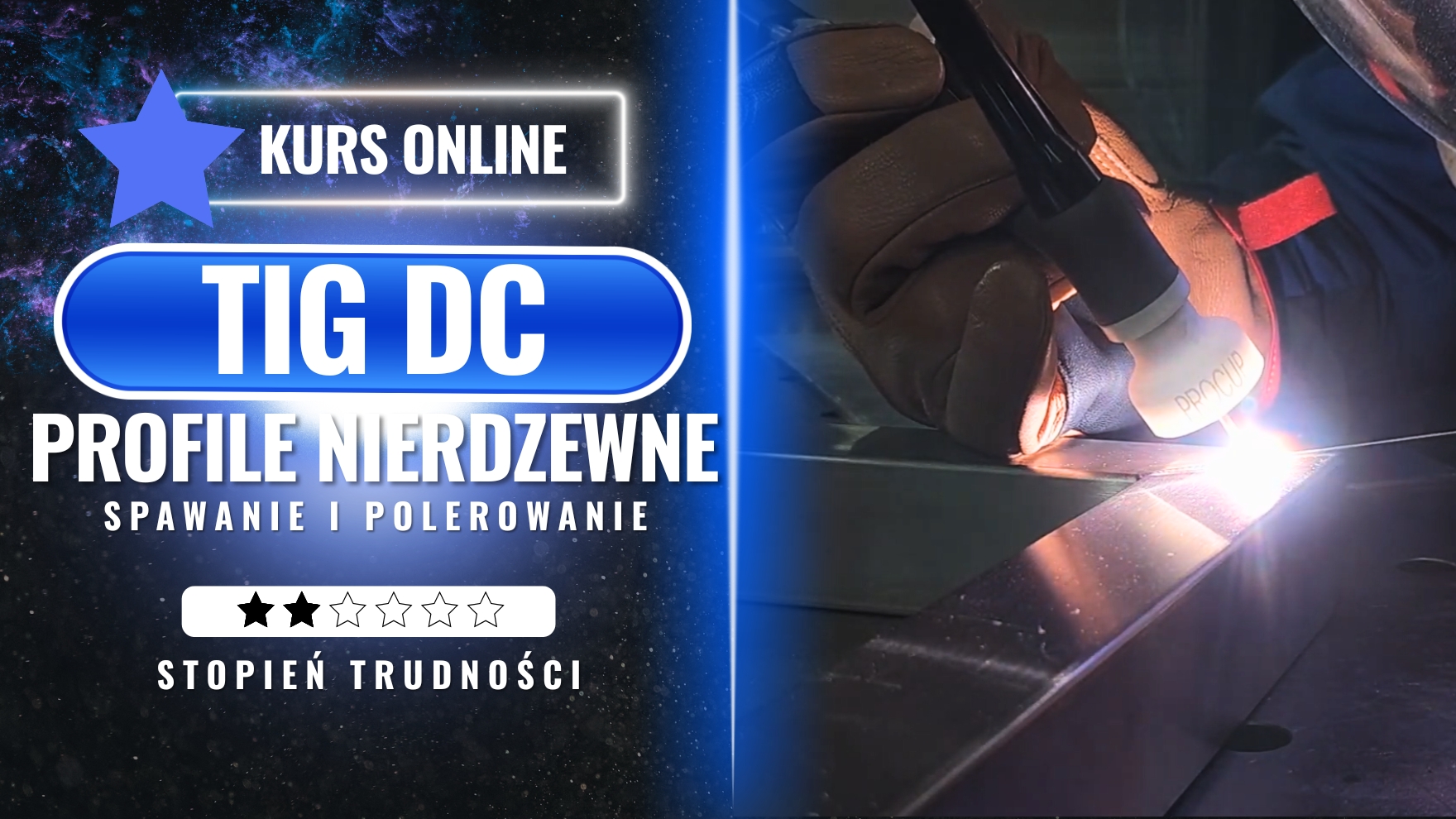 Spawanie i polerowanie PROFILI nierdzewnych - TIG DC