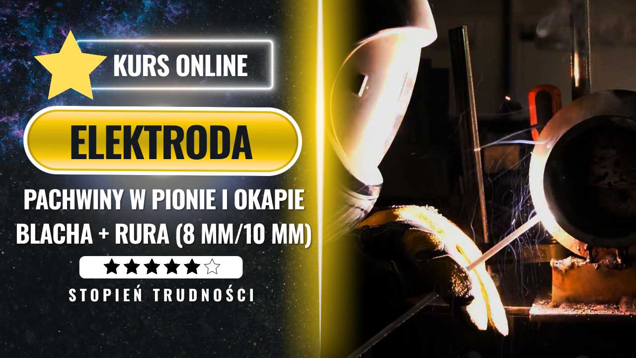Spawaj elektrodą MMA - pachwiny w pionie i okapie