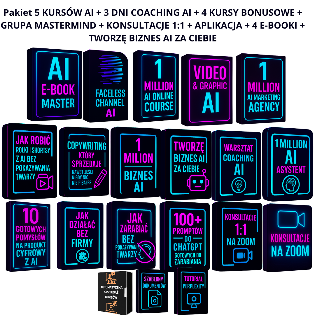 1 Milion AI Biznes + Bonusy