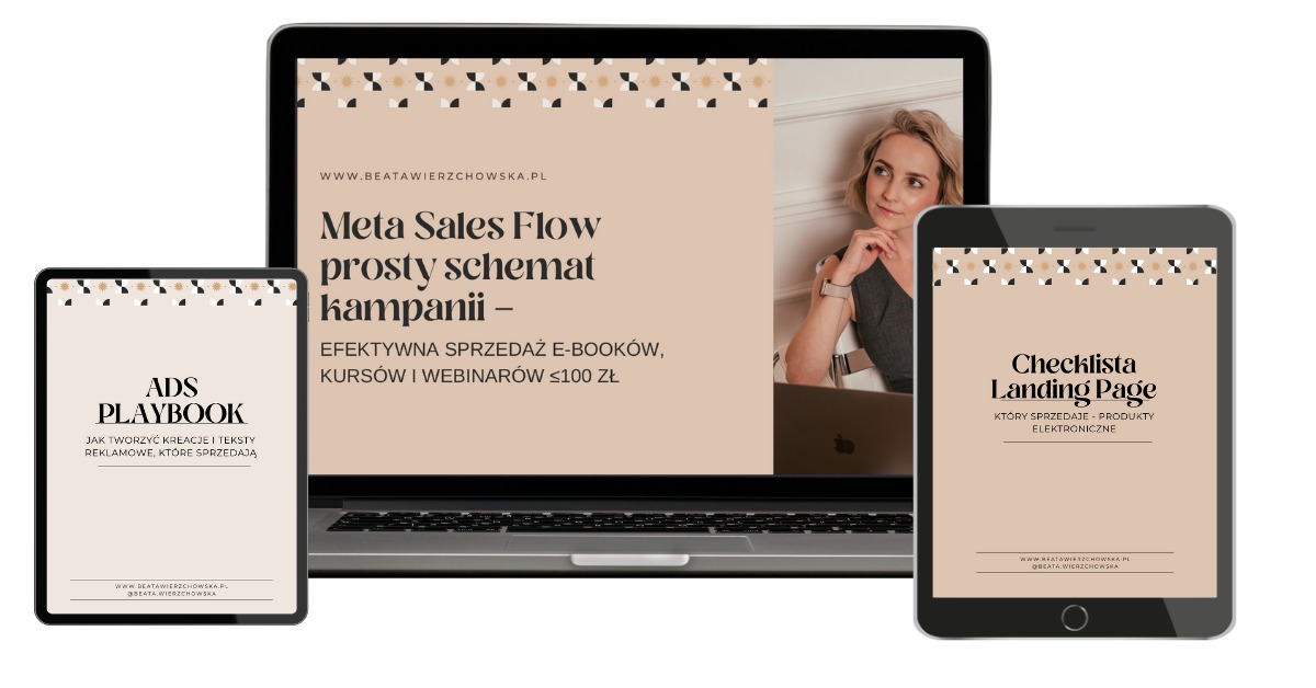 META SALES FLOW — prosty schemat sprzedaży e-booków, kursów i webinarów ≤100 zł