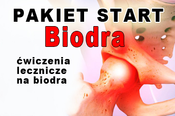 Pakiet Start Biodra - 5 ebooków - ćwiczenia lecznicze na biodra