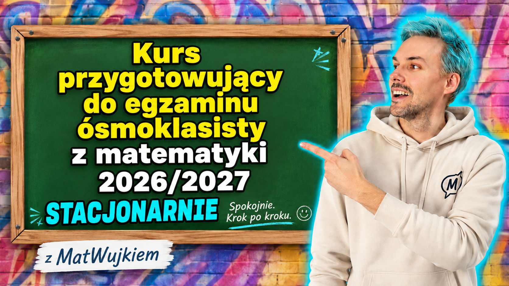 Kurs przygotowujący do egzaminu ósmoklasisty w roku szkolnym 2026/2027 - zajęcia stacjonarne