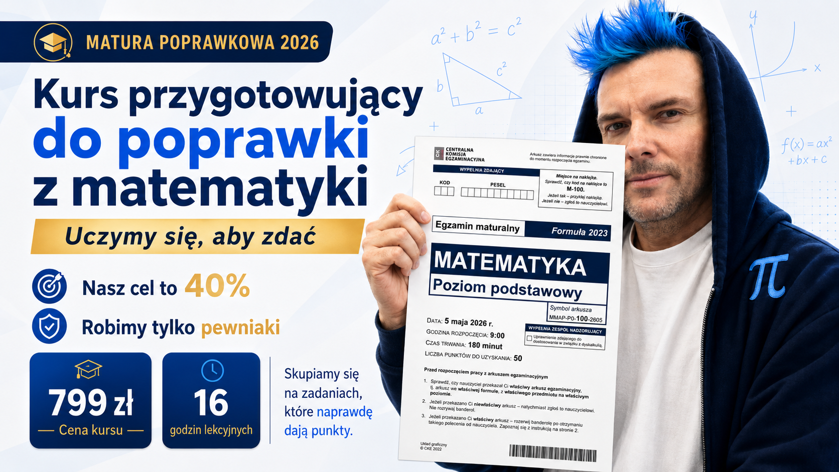 Poprawka MATURY z matematyki?
