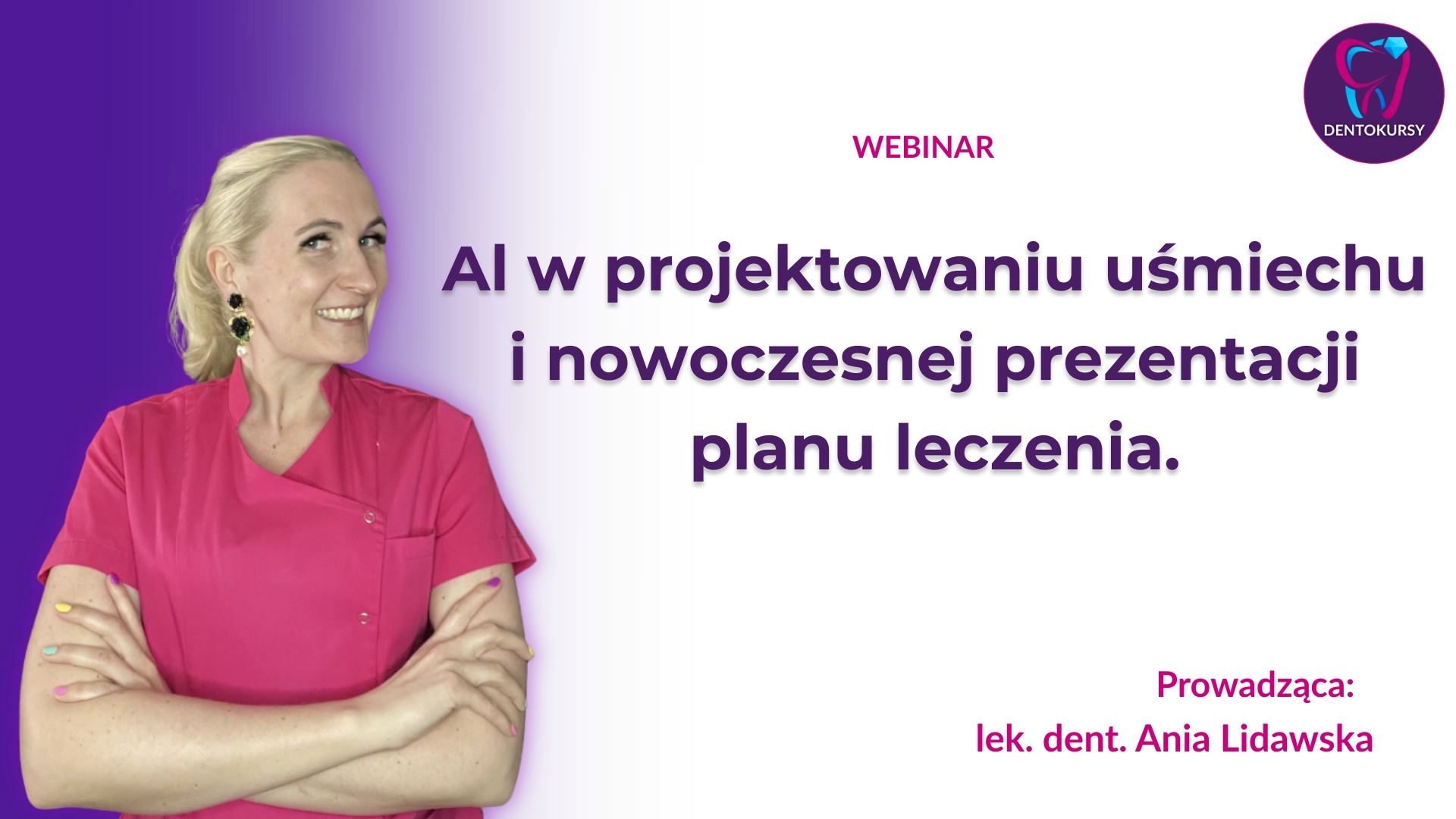 Al w projektowaniu uśmiechu i nowoczesnej prezentacji planu leczenia.