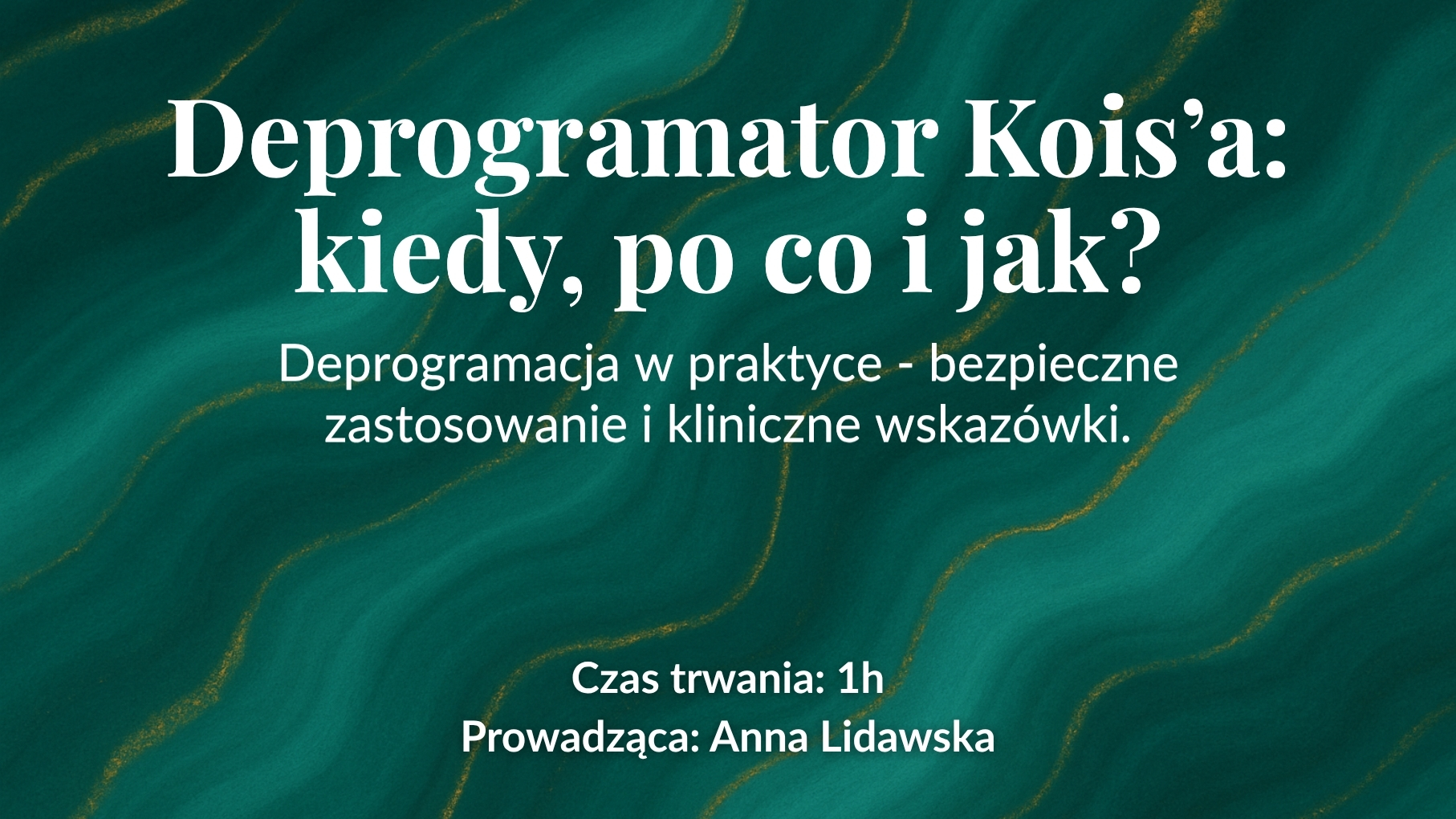 Deprogramator Kois'a: kiedy, po co i jak?