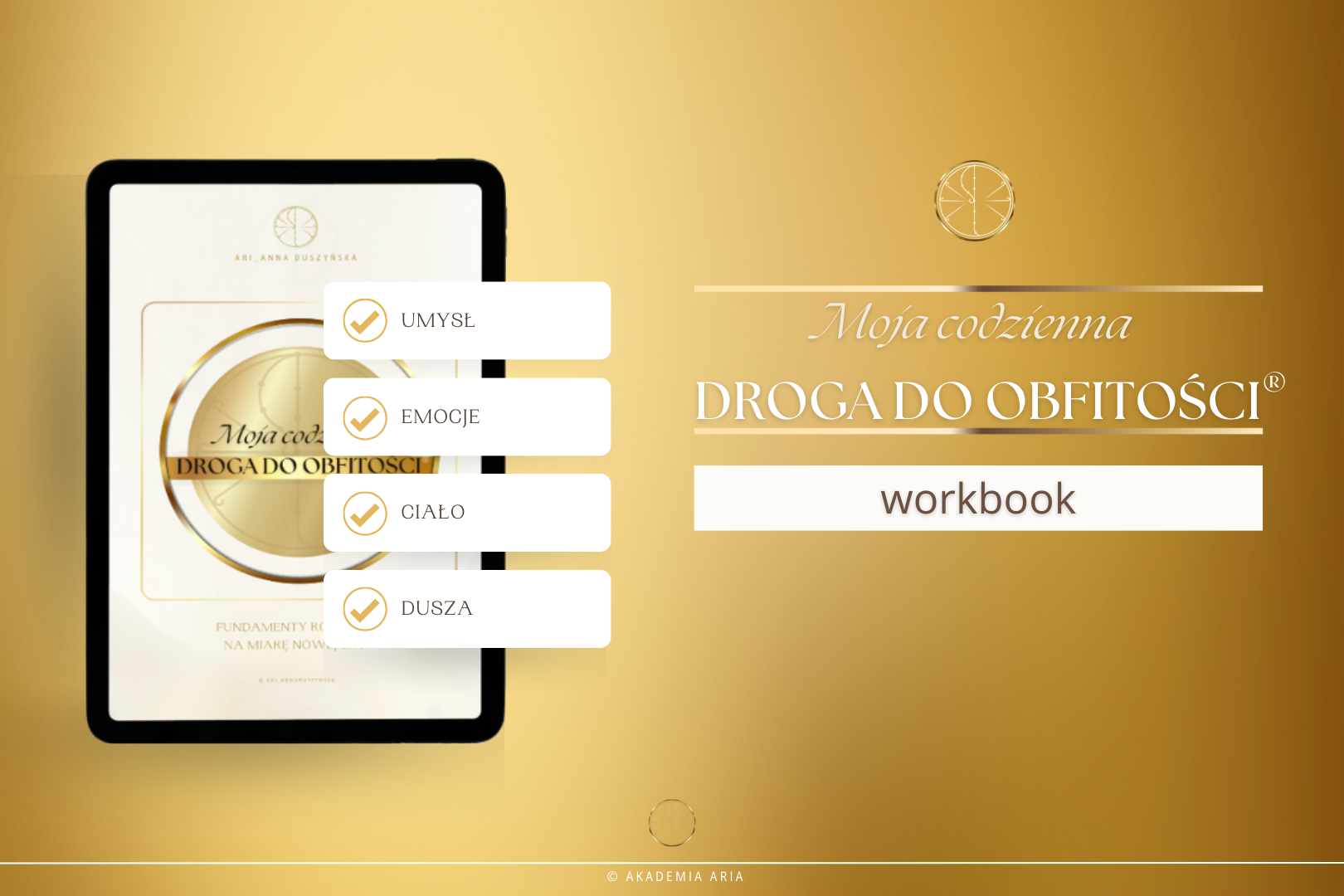 WORKBOOK | Moja codzienna Droga do Obfitości®