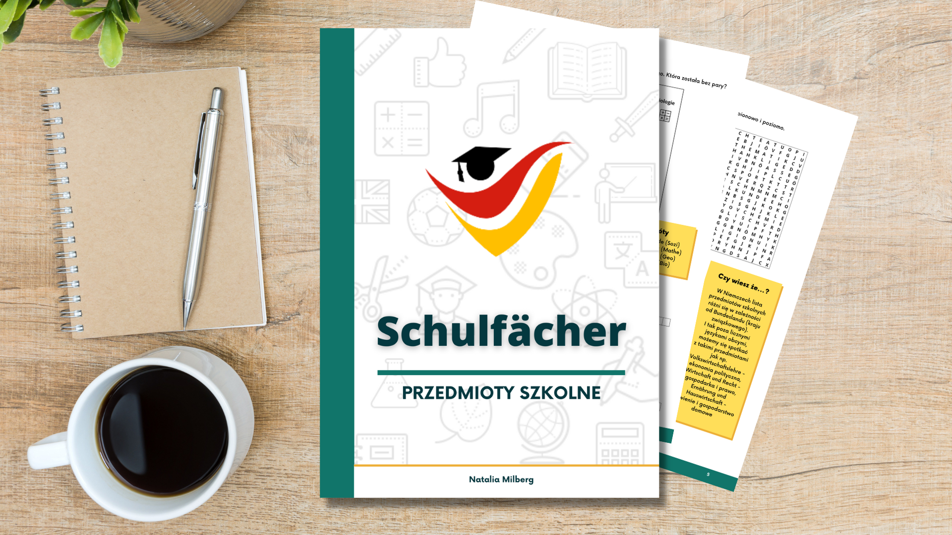 Workbook Schulfächer - ćwiczenia utrwalające słownictwo