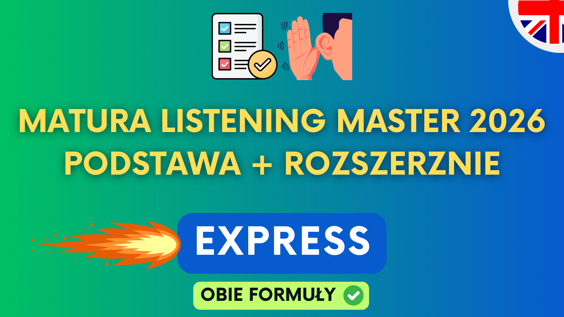 Matura Listening Master 2026 Podstawa + Rozszerzenie EXPRESS