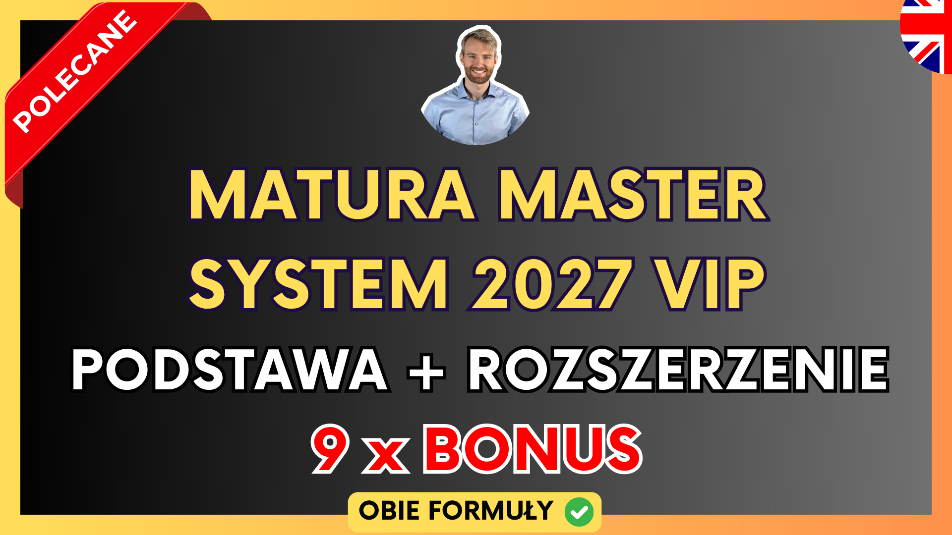 Matura Master System 2027 VIP Podstawa + Rozszerzenie - Pakiet z EXTRA bonusami