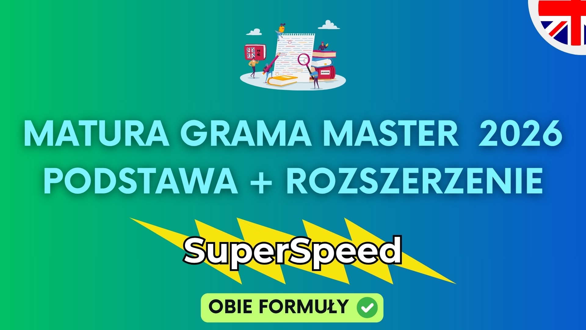Matura Grama Master 2026 Podstawa + Rozszerzenie SuperSpeed