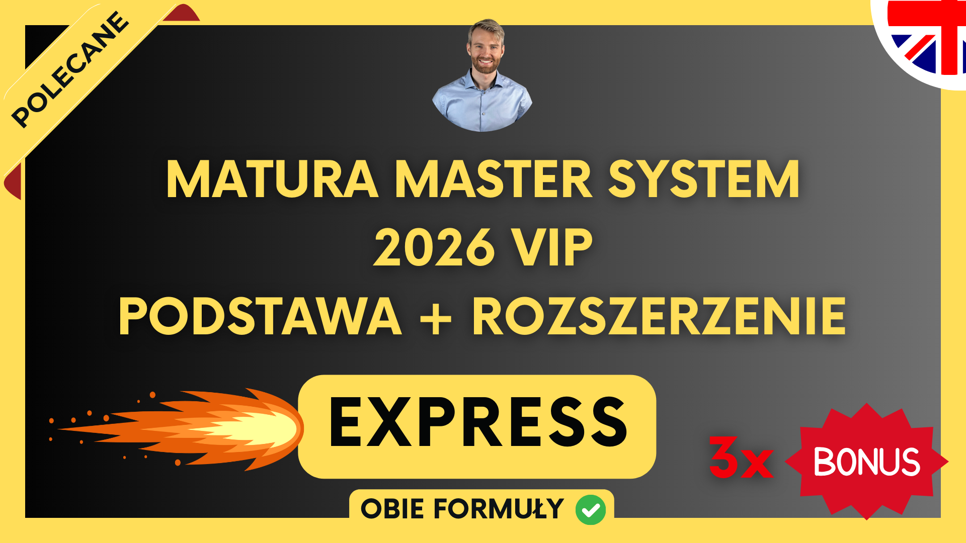 Matura Master System 2026 VIP Podstawa + Rozszerzenie EXPRESS