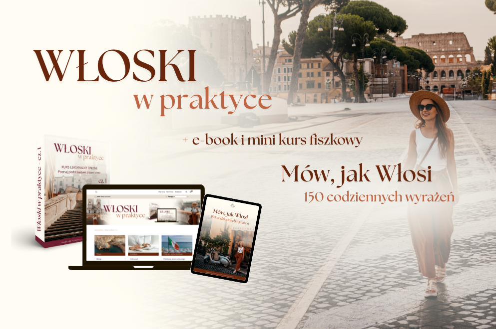Kurs „Włoski w praktyce | cz. 1 + Ebook