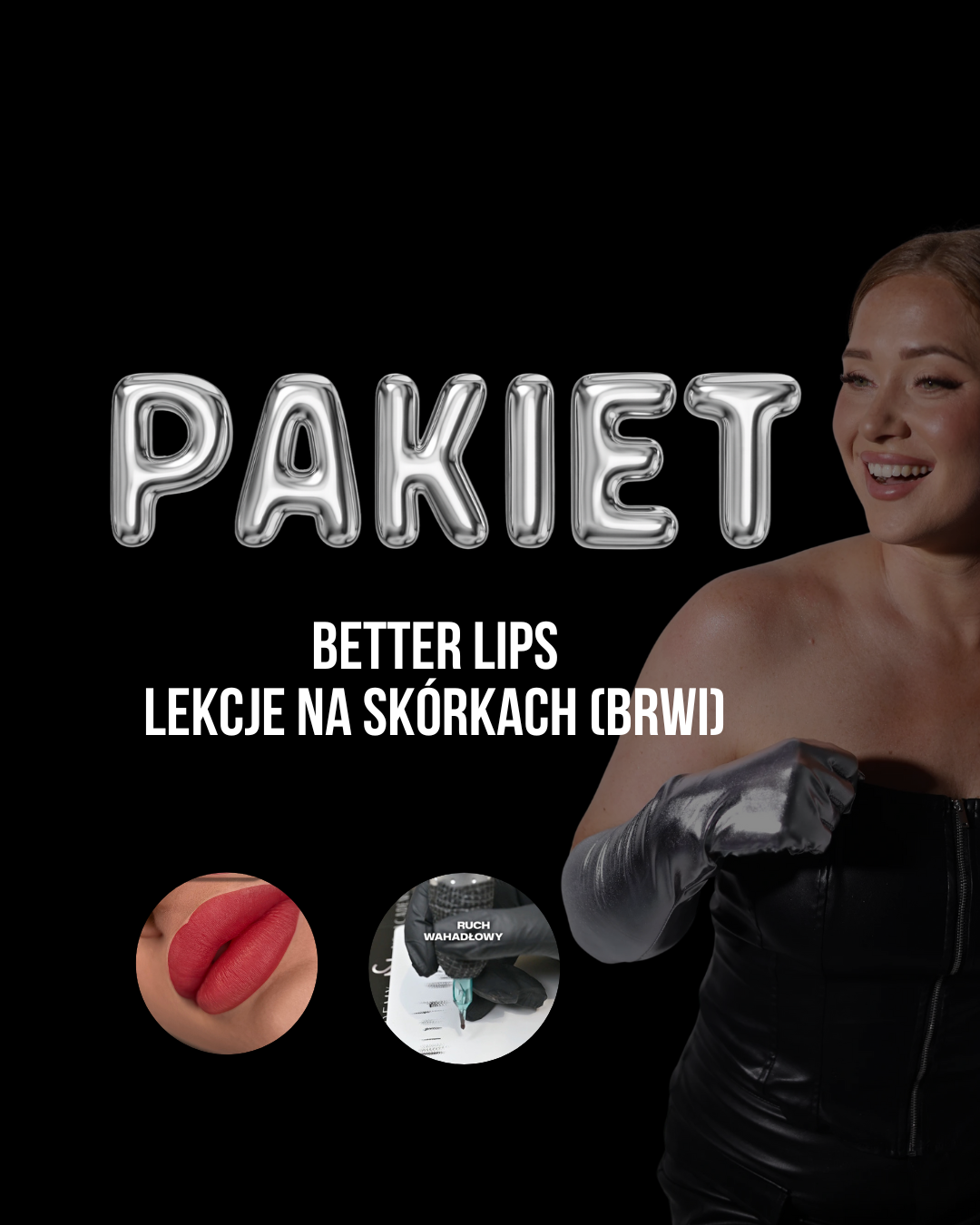 BETTER LIPS + lekcje na skórkach 1.0 (brwi)