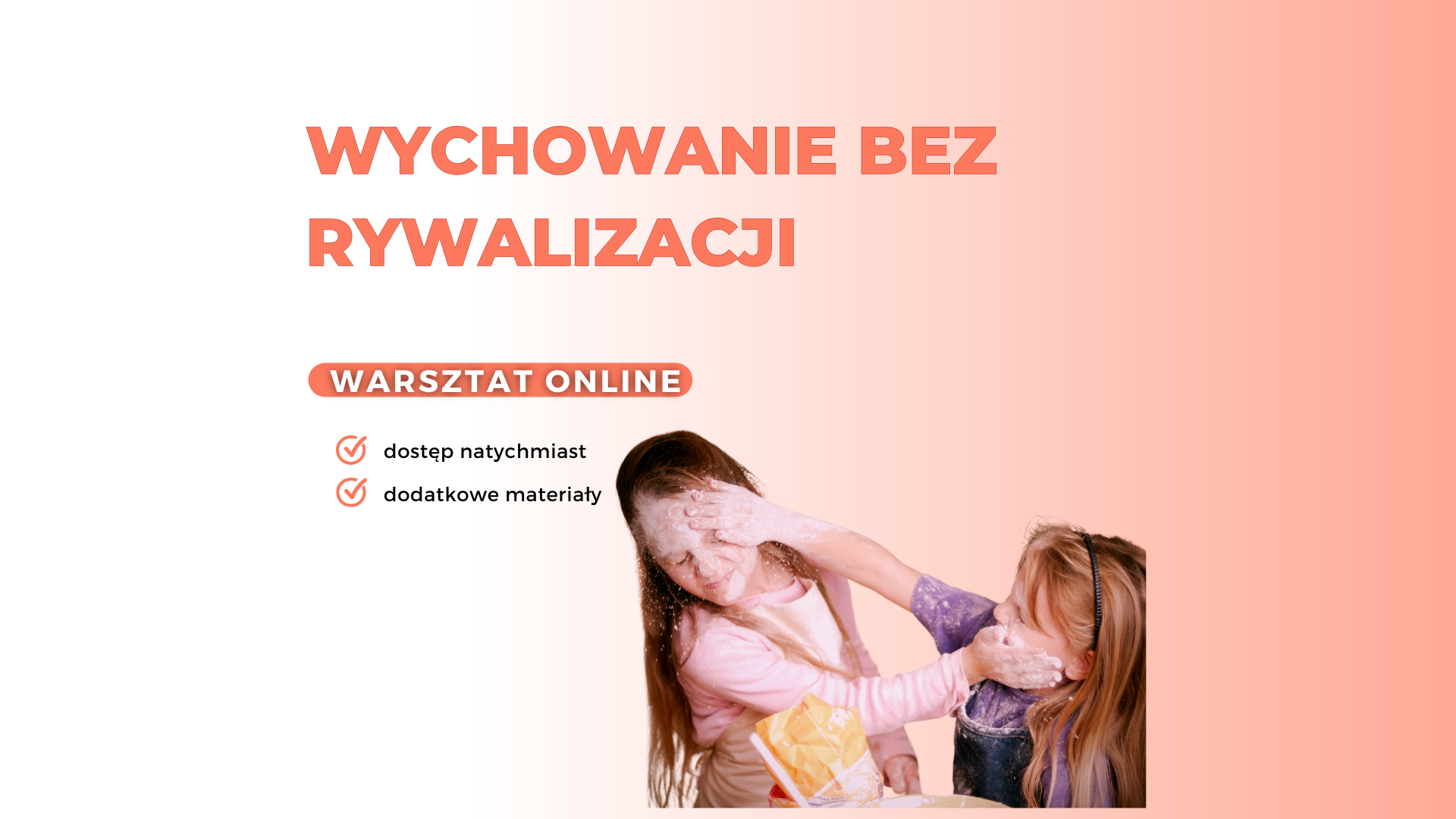 Wychowanie bez rywalizacji - jak do tego podejść? - Warsztat online dla rodziców i nauczycieli
