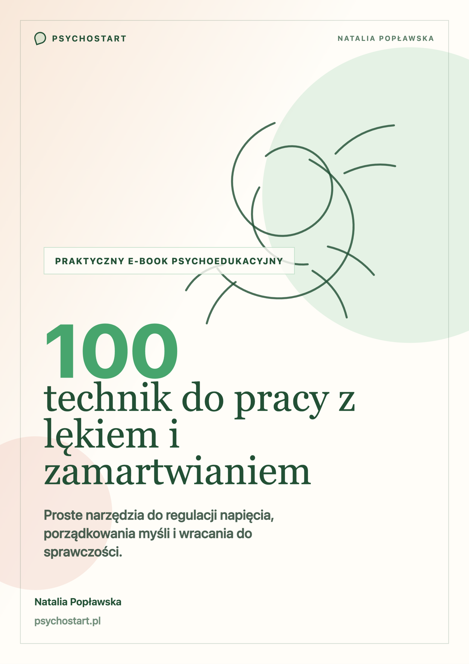 Ebook 100 technik do pracy z lękiem