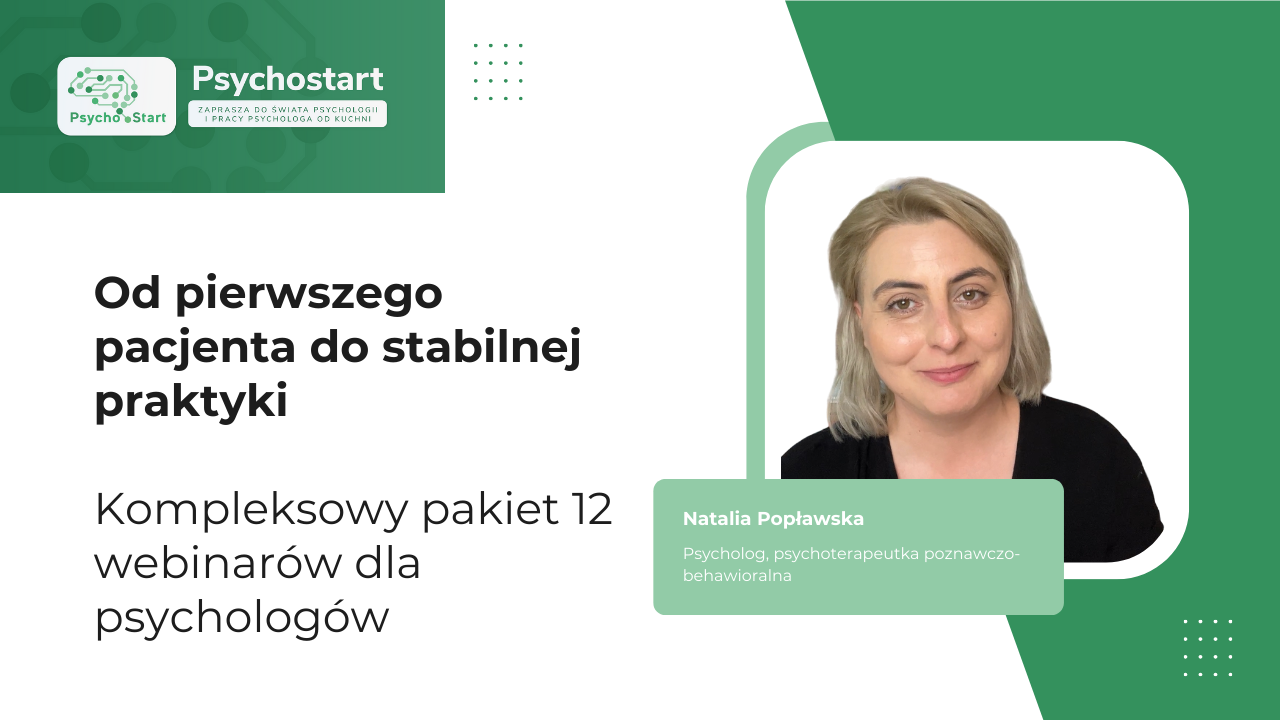 Od pierwszego pacjenta do stabilnej praktyki - pakiet 12 webinarów