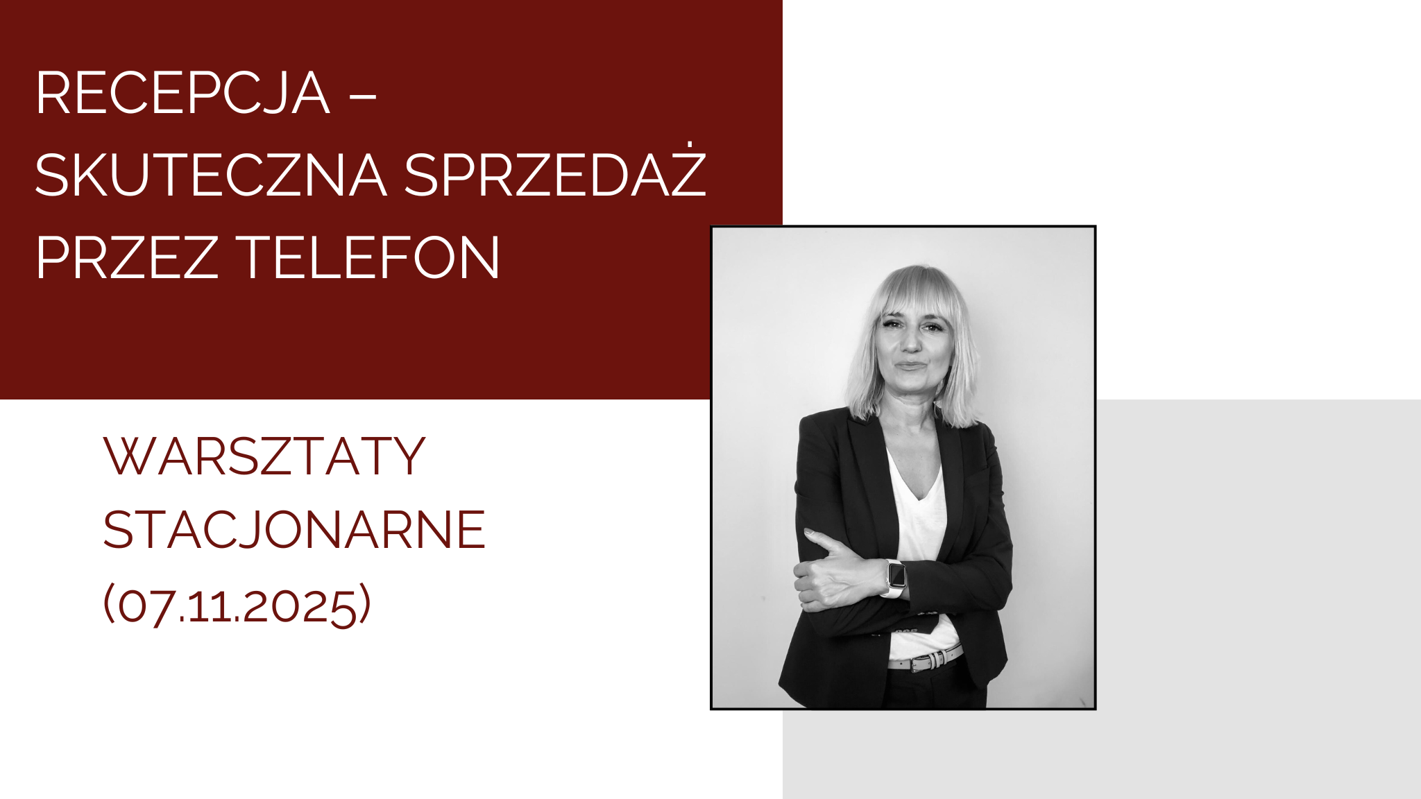 Recepcja – Skuteczna sprzedaż przez telefon (07.11.2025)