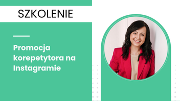 Promocja korepetytora na Instagramie