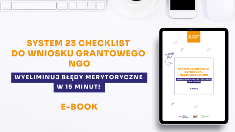 System 23 checklist do wniosku grantowego NGO [EBOOK]