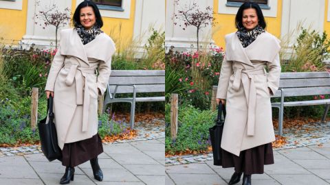 Wykrój PDF + Instrukcja szycia Płaszcza NIKA