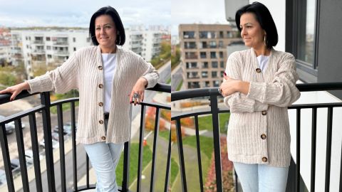 Wykrój PDF + Instrukcja szycia video swetra ROMA