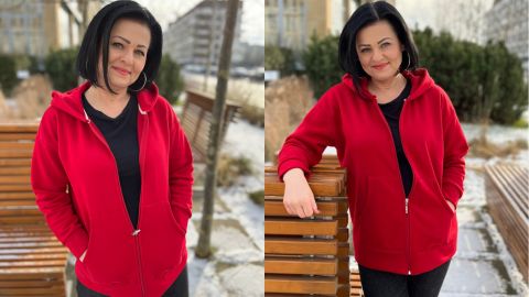 Wykrój PDF + Instrukcja video szycia Bluzy z zamkiem KLARA