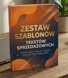 E-book - Gotowe szablony tekstów sprzedażowych