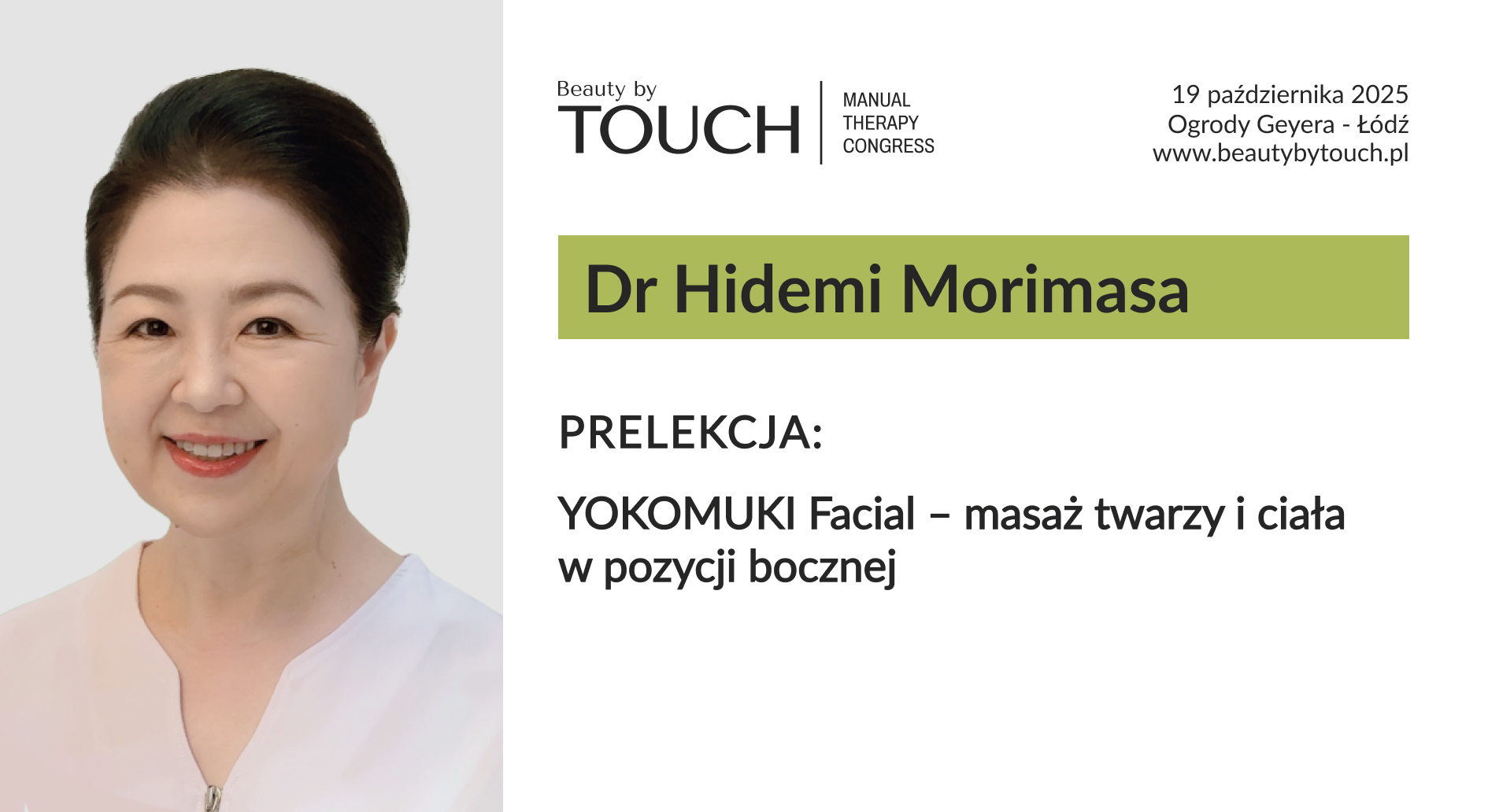 YOKOMUKI Facial – masaż twarzy i ciała w pozycji boczn