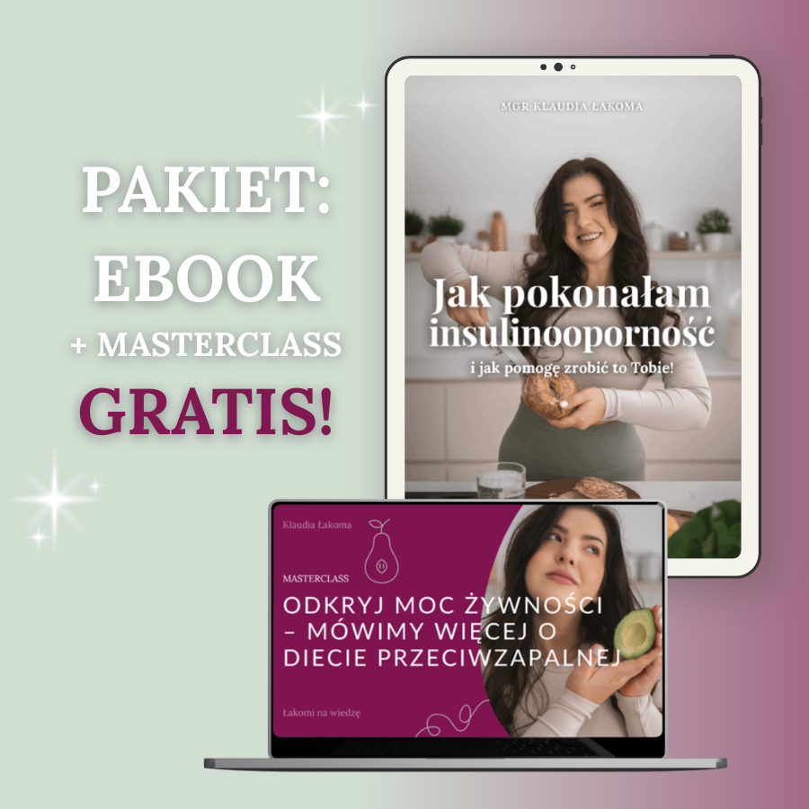 ebook: Jak pokonałam insulinooporność + gratis: dieta przeciwzapalna + lekcja audio