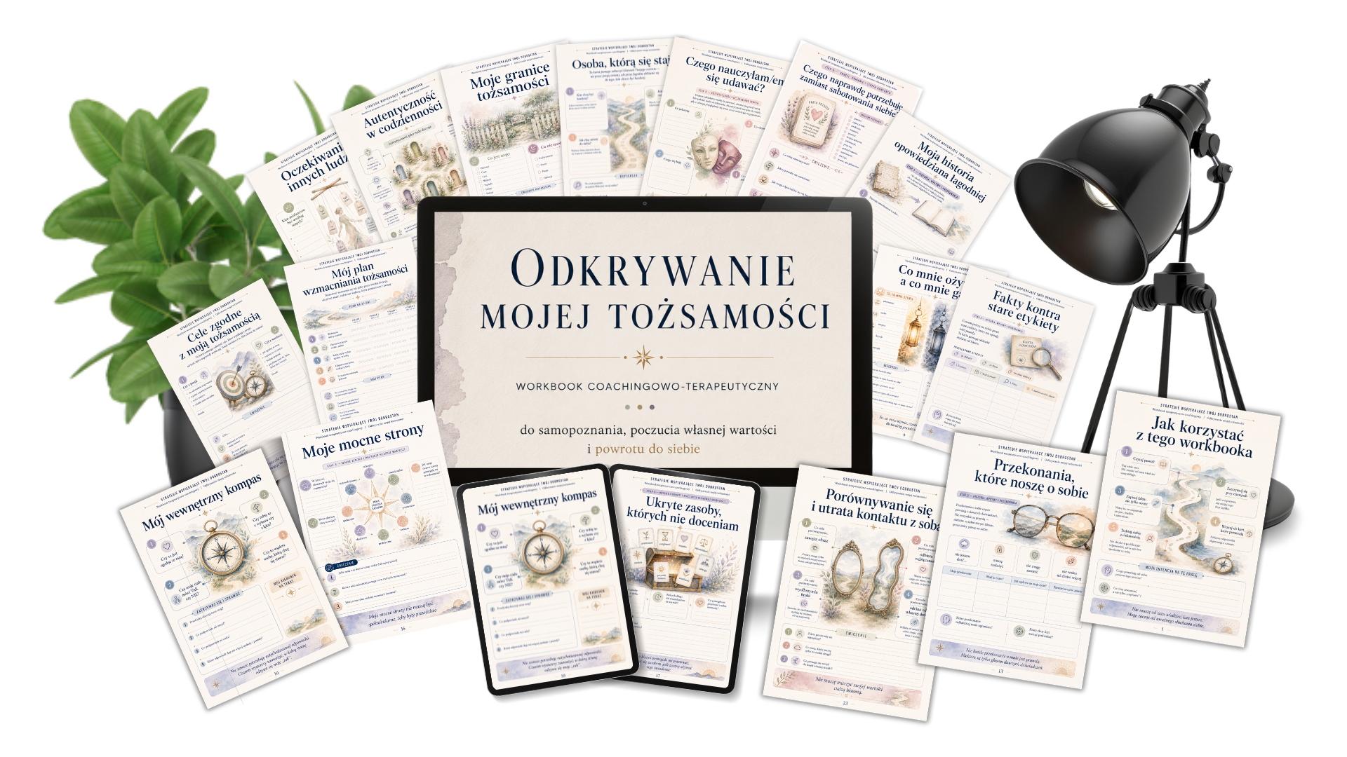 Odkrywanie mojej tożsamości. Workbook coachingowo-terapeutyczny do samopoznania, poczucia własnej wartości i powrotu do siebie