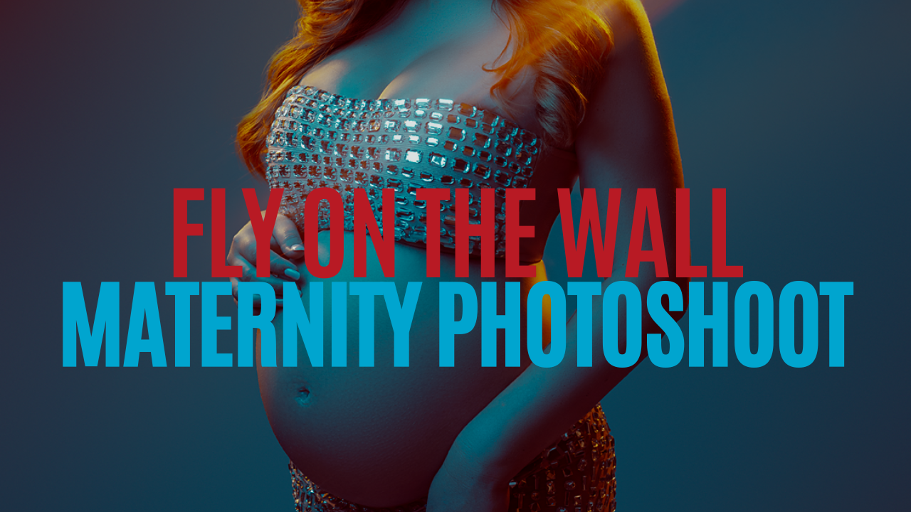 FLY ON THE WALL: MAGIC LIVE MATERNITY PHOTOSHOOT