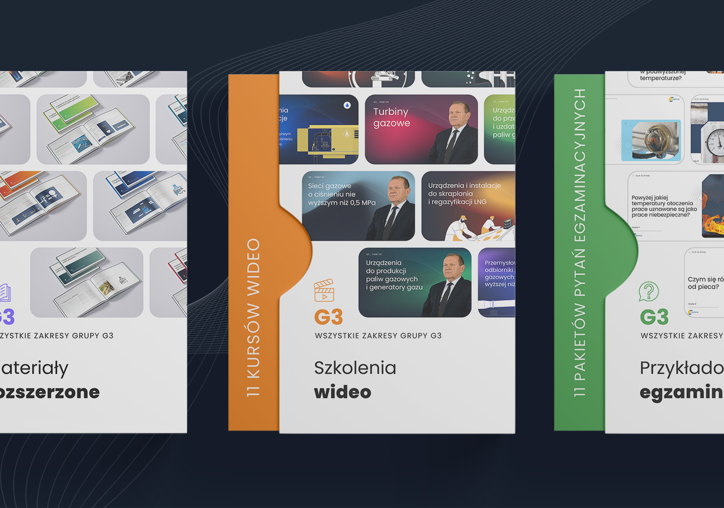 Pakiet kursów G3 - Wideo + materiały rozszerzone + przykładowe pytania