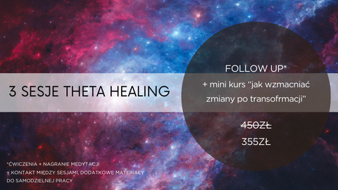 Pakiet 3 Sesje Theta Healing