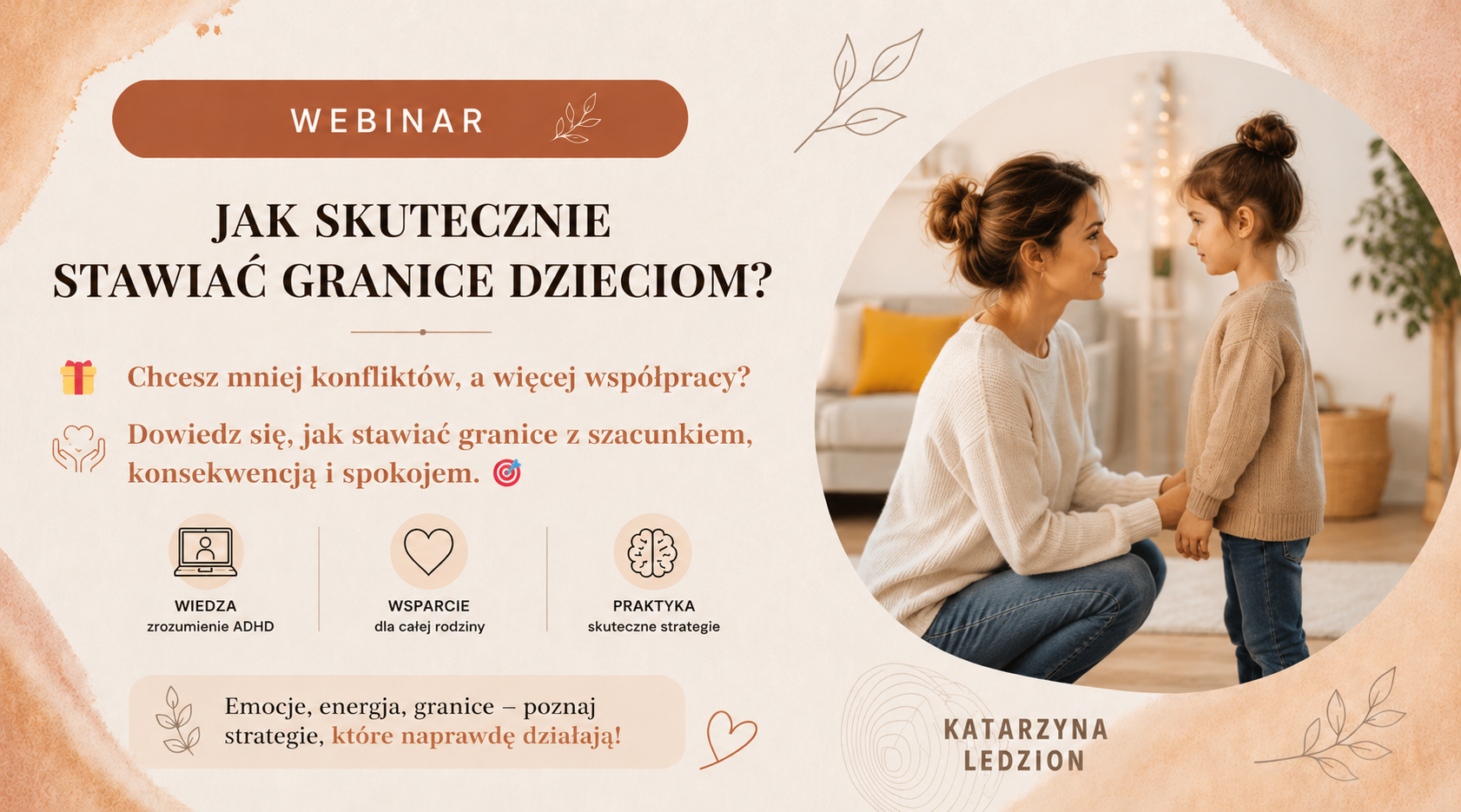 WEBINAR: Jak skutecznie stawiać granice dzieciom?