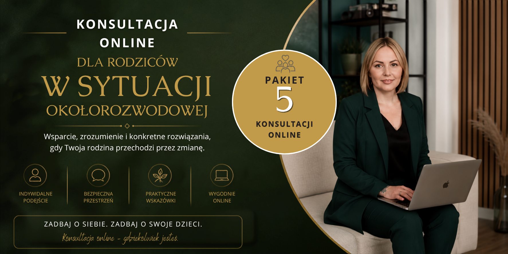 Pakiet 5 konsultacji online dla rodziców w sytuacji okołorozwodowej