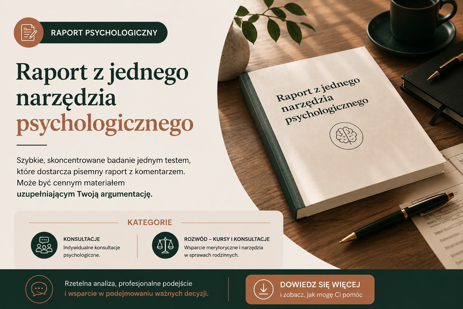 Raport z jednego narzędzia psychologicznego
