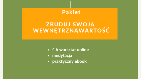Pakiet POCZUCIE WARTOŚCI